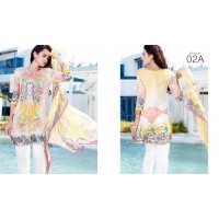 Charizma Exquisite Embroidered Lawn Collection 2016 - 02A
